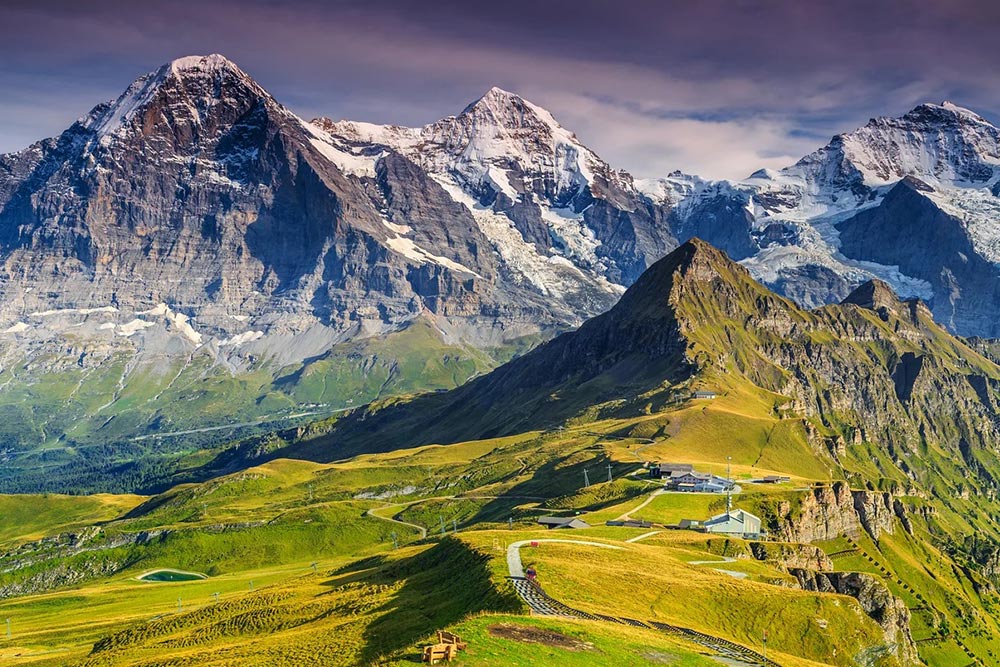 The Alps in Switzerland