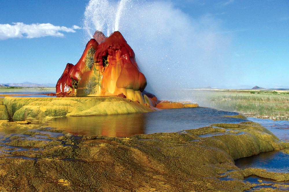 Fly Geyser, Nevada, USA