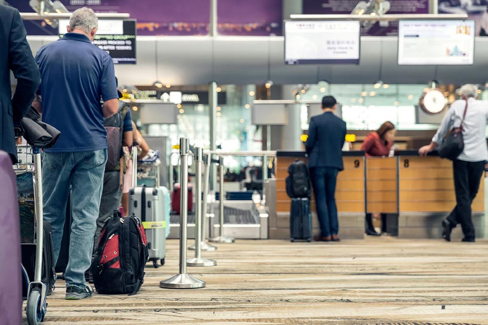 Find an airline to check in at this airport