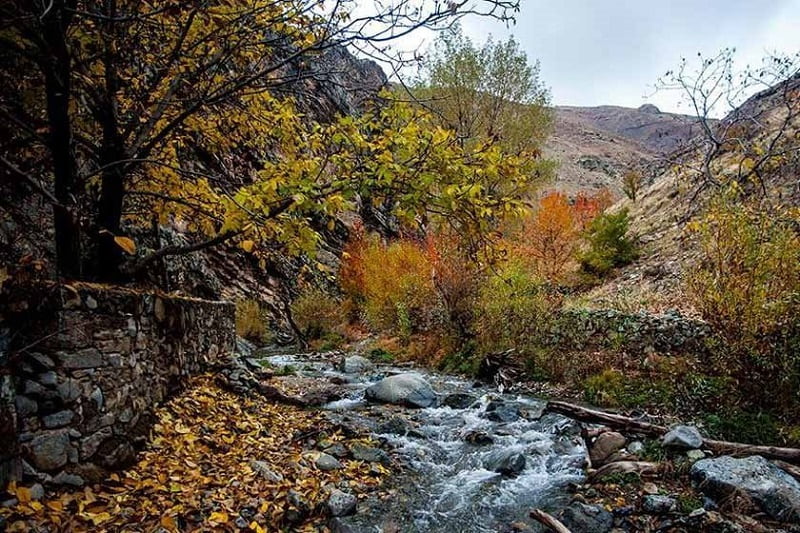 روستای سنگان بهشت پاییزی