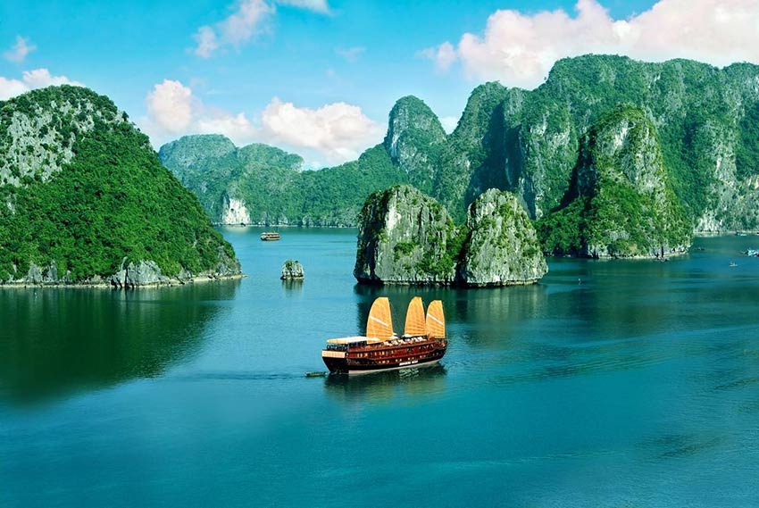 تفریحات آبی در خلیج ها لونگ (Ha Long)