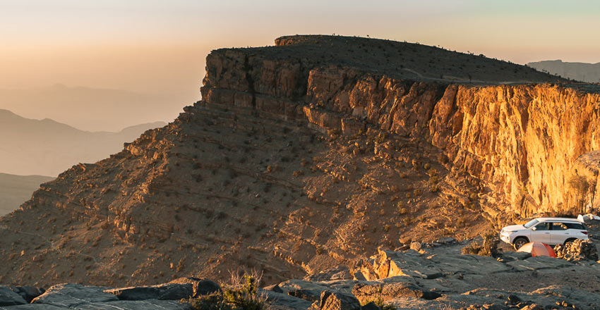 جبل شمس از جاهای دیدنی عمان