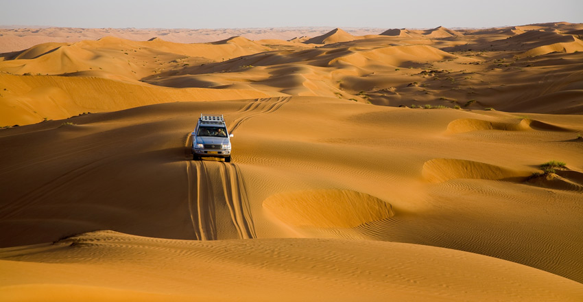 بیابان واهب از جاهای دیدنی عمان