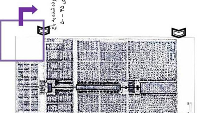 Shiraz Eram Garden Plan